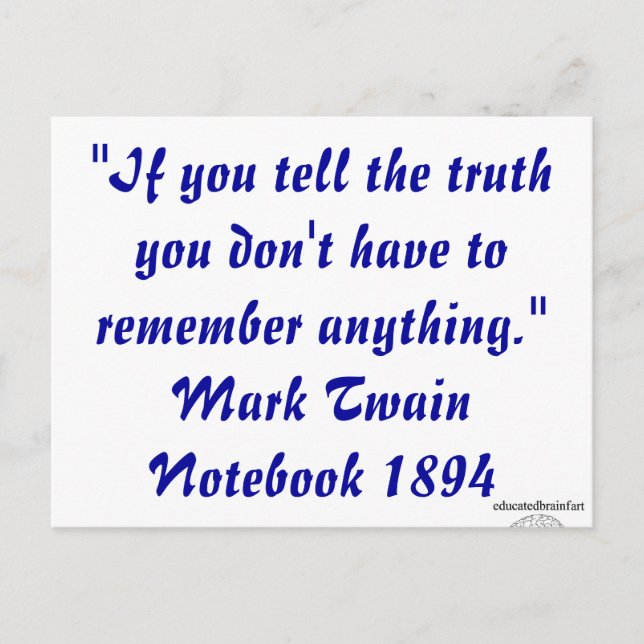 Postal Una verdad (Anverso)