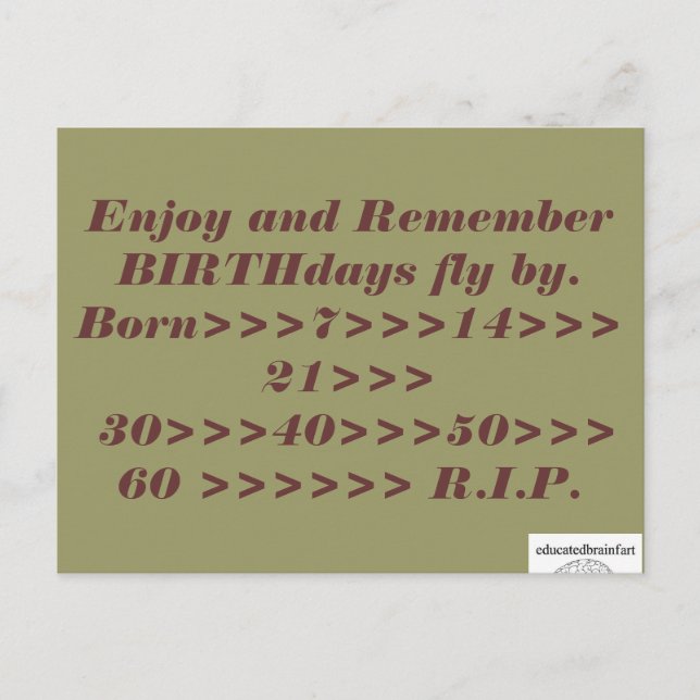 Postal Una verdad (Anverso)