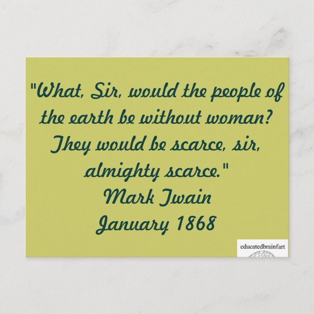 Postal Una verdad (Anverso)