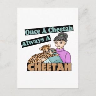 Postal Una Vez Un Cheetah