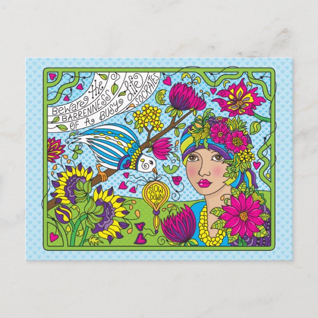 Postal _Una Vida Ocupada (Anverso)