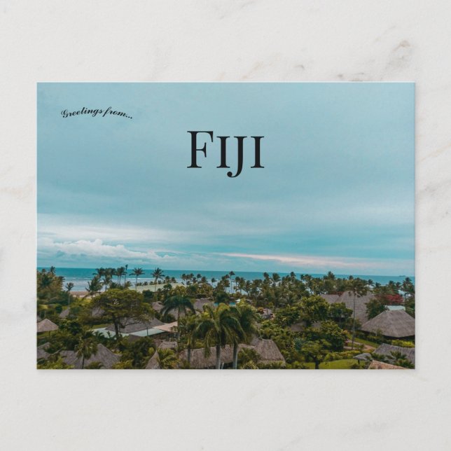 Postal Una visión de Fiyi (Anverso)