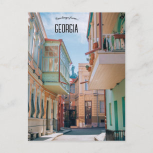 Postal Una visión de Tiflis Georgia