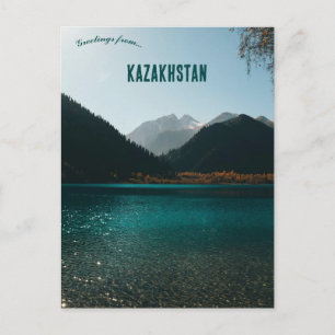 Postal Una vista de Almaty Kazajistán