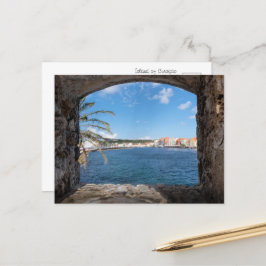 Postal Una vista de Curazao