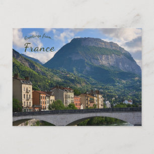Postal Una vista de Grenoble Francia