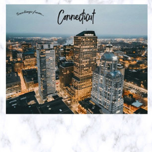 Postal Una vista de Hartford Connecticut