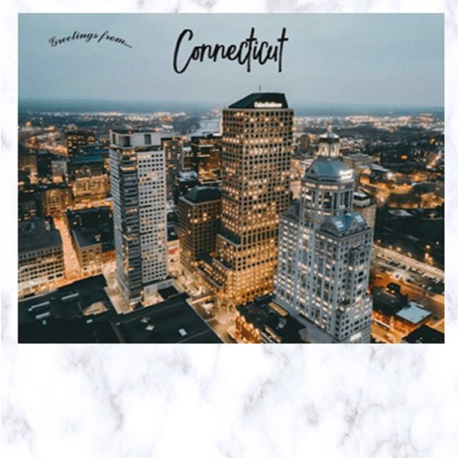 Postal Una vista de Hartford Connecticut (Subido por el creador)