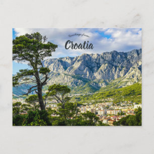 Postal Una vista de Makarska Croacia