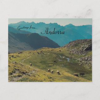Postal Una vista de Ordino Andorra