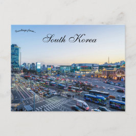 Postal Una vista de Seúl Corea del Sur