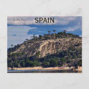 Postal Una vista de Sierra Oeste Madrid España