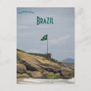 Postal Una vista desde Arpoador en Río de Janeiro Brasil