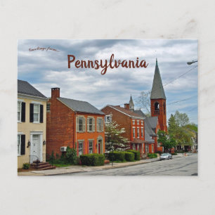 Postal Una vista panorámica de Wrightsville Pennsylvania