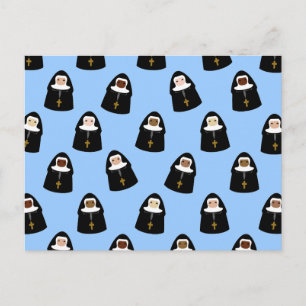 Postal Unas pequeñas monjas ricas