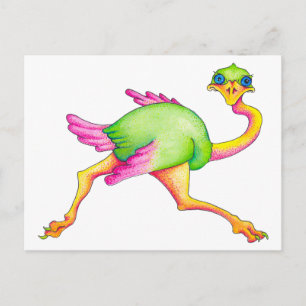 Postal Uncommon Ostrich