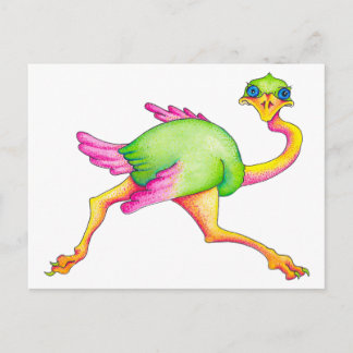 Postal Uncommon Ostrich