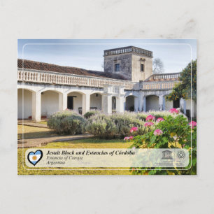 Postal UNESCO - Bloque jesuita y Estancias de Córdoba