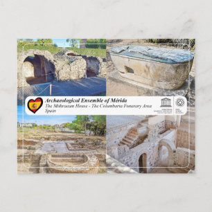 Postal UNESCO - Casa Mitreo/Área funeraria de Columbarios
