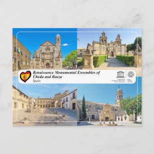 Postal UNESCO - Conjuntos renacentistas de Úbeda y Baeza