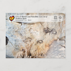 Postal UNESCO - Cueva de Santimamiñe / Santimamiñe leizea