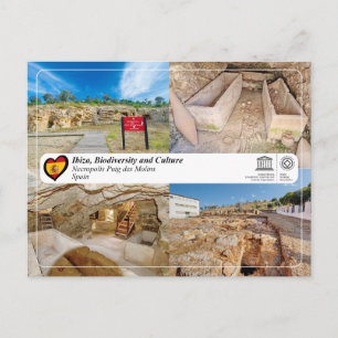Postal UNESCO, Ibiza/Eivissa, Necrópolis Puig des Molins