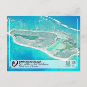 Postal UNESCO Papahānaumokuākea - Arrecife Pearl y Hermes
