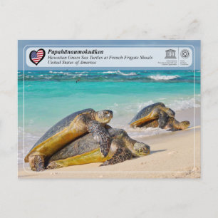 Postal UNESCO - Papahānaumokuākea - Zapatos de la fragata