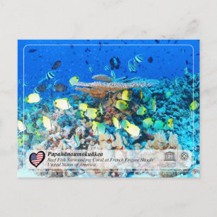 Postal UNESCO - Papahānaumokuākea - Zapatos de la fragata