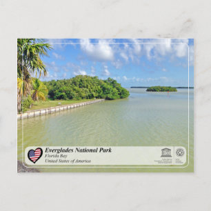 Postal UNESCO - Parque Nacional Everglades - Bahía Florid