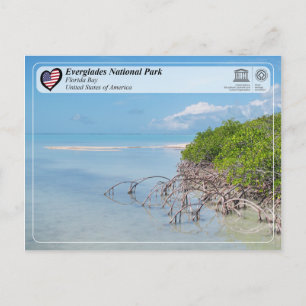 Postal UNESCO - Parque Nacional Everglades - Bahía Florid