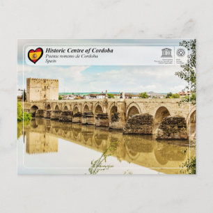 Postal UNESCO - Puente romano de Córdoba