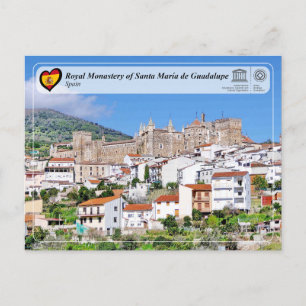 Postal UNESCO - Real Monasterio de Sta María de Guadalupe
