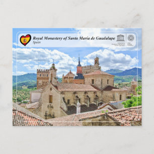 Postal UNESCO - Real Monasterio de Sta María de Guadalupe