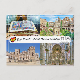 Postal UNESCO - Real Monasterio de Sta María de Guadalupe
