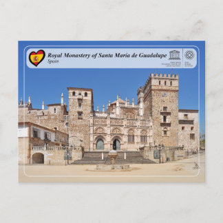 Postal UNESCO - Real Monasterio de Sta María de Guadalupe