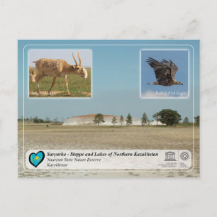 Postal UNESCO - Saryarka - Reserva Natural Estatal de Nau
