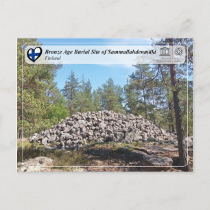 Postal UNESCO - Sitio de Sammallahdenmäk en la Edad de Br