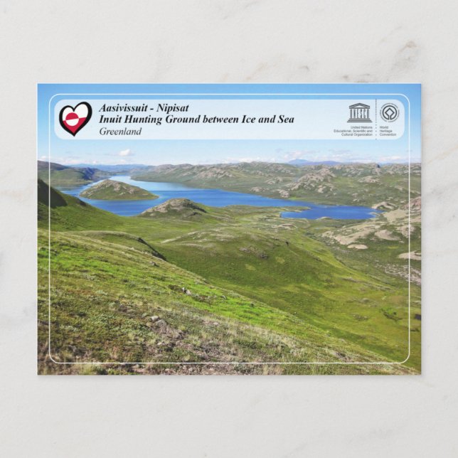 Postal UNESCO WHS - Aasivissuit - Nipisat (Anverso)