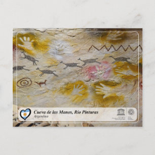 Postal UNESCO WHS - Cueva de las Manos, Río Pintura