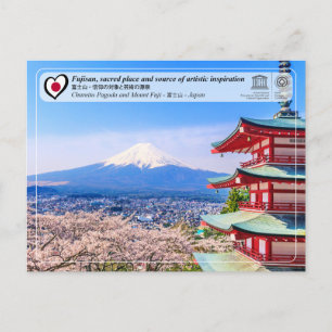 Postal UNESCO WHS - Fujisan - Monte Fuji - 富 士 山