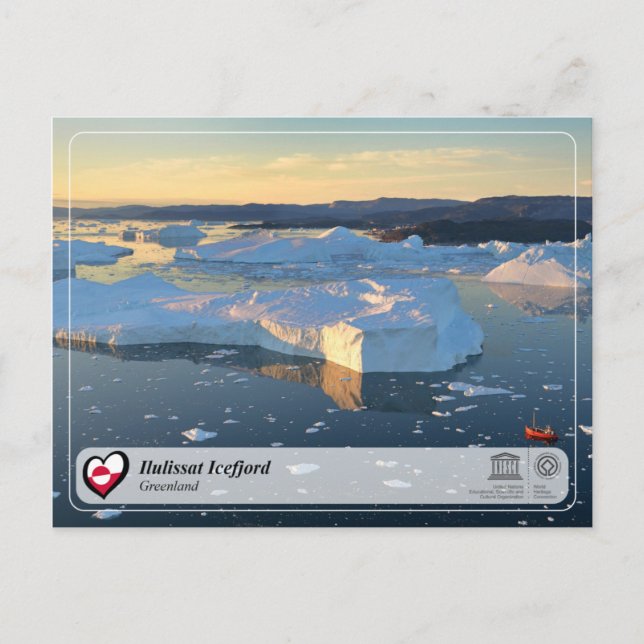 Postal UNESCO WHS - Ilulissat Icefjord (Anverso)
