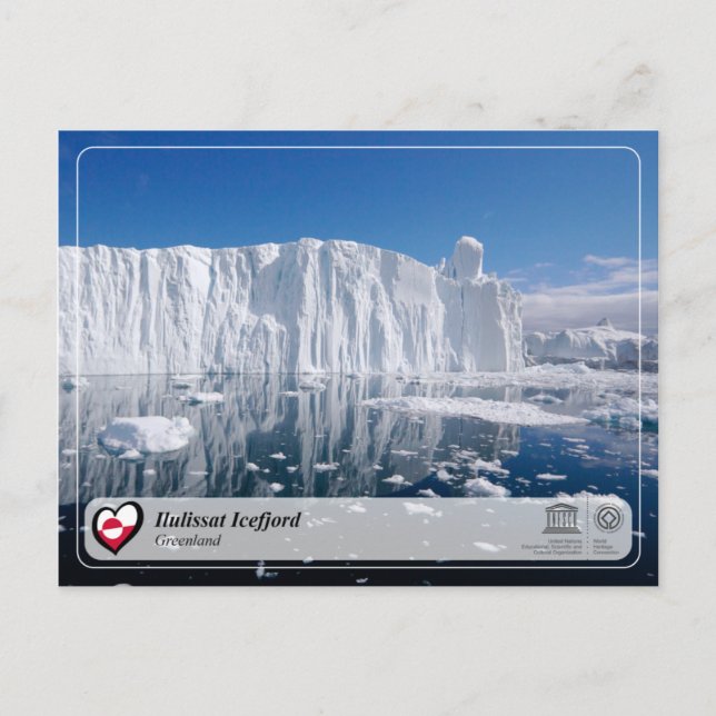 Postal UNESCO WHS - Ilulissat Icefjord (Anverso)