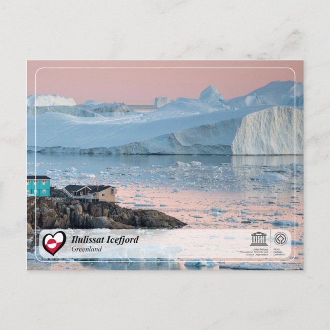 Postal UNESCO WHS - Ilulissat Icefjord (Anverso)