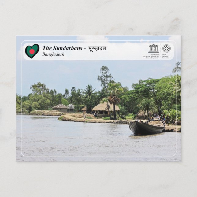 Postal UNESCO WHS - Los Sundarbans (Anverso)