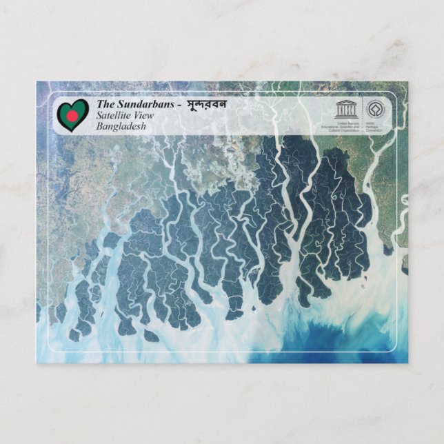 Postal UNESCO WHS - Los Sundarbans (Anverso)