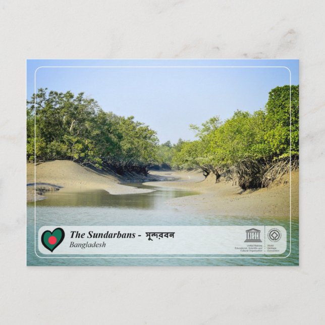 Postal UNESCO WHS - Los Sundarbans (Anverso)