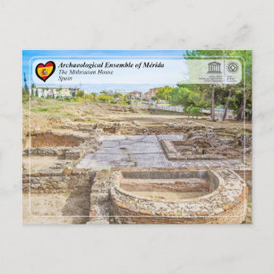 Postal UNESCO - WHS - Mérida - La Casa Mitreo