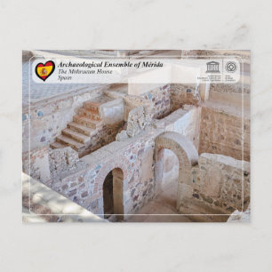 Postal UNESCO - WHS - Mérida - La Casa Mitreo