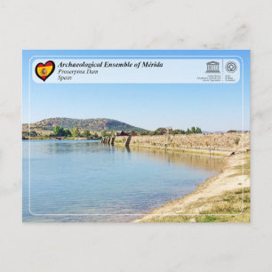Postal UNESCO - WHS - Mérida - Presa de Proserpina